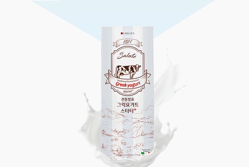 바이퀸 1921살루트 그릭요거트스타터 플러스 1조3천억 유산균 1박스 20g, 3개